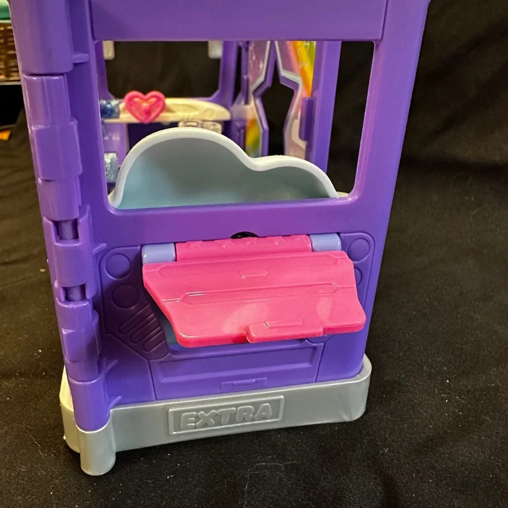 Barbie Extra Tour Bus Playset Purple Rainbow Sparkle Vehicle GYJ25